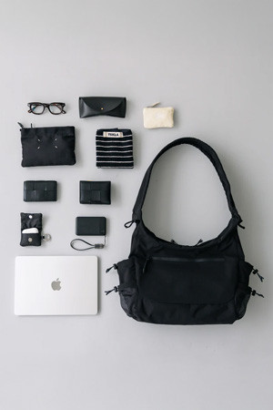 (CLESSTE) SOFT SHELL ATHLETIC BAG - BLACK