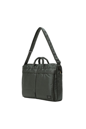 (PORTER) TANKER 2WAY DOCUMENT BAG - GREEN