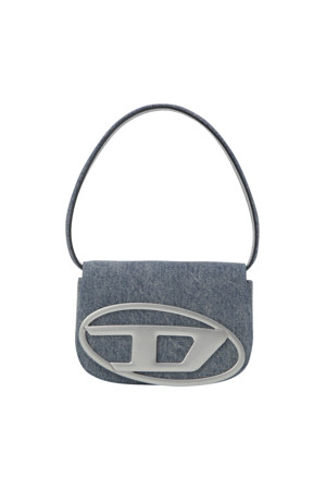 1DR Iconic Shoulder Bag in Solarised Denim - Blue
