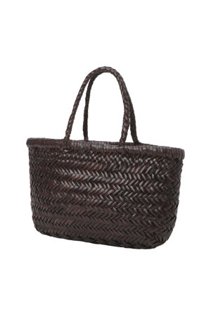 MINI FLAT GORA - DARK BROWN