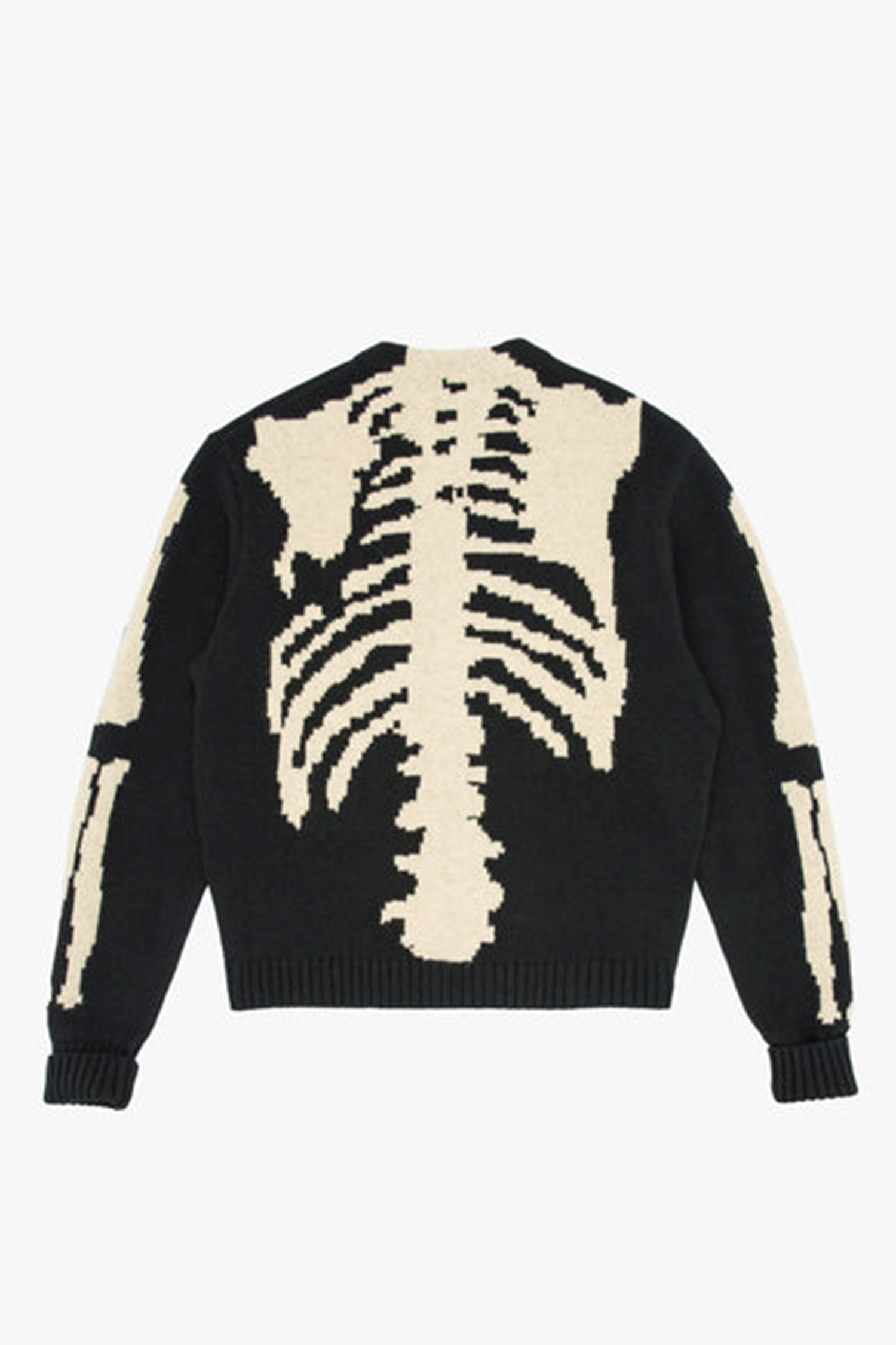 (KAPITAL) 5G Wool Bone Short Cardigan - EK-1538KN Black