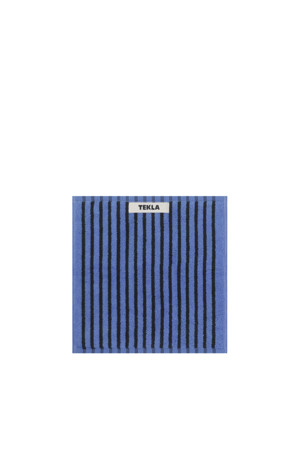 Terry Washcloth (Sailor Stripes) 30X30 - Blue and Black
