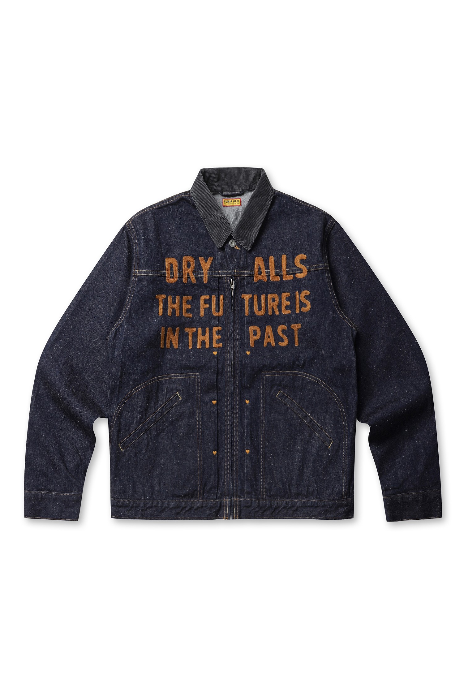 휴먼 메이드] ZIP-UP DENIM WORK JKT - INDIGO