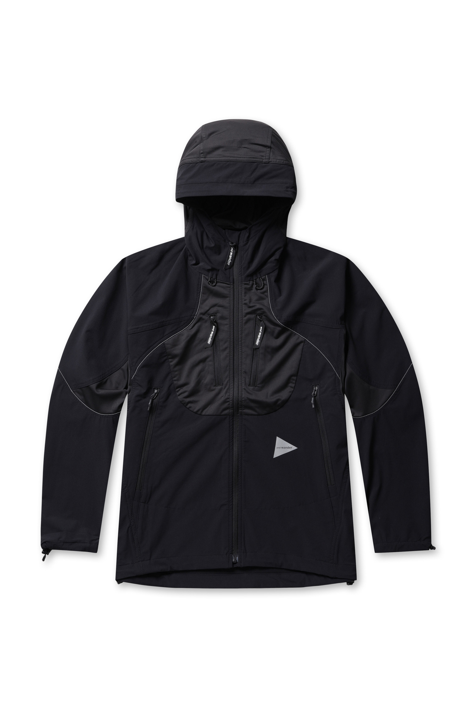 AND WANDER] trek jacket 3 - black