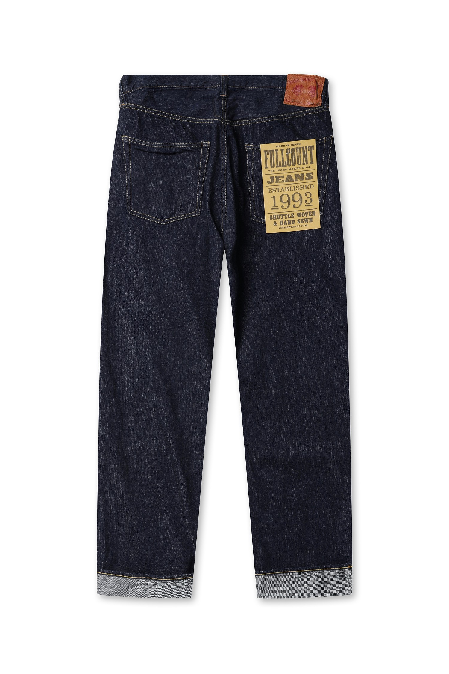 풀카운트] 0105SS WIDE DENIM INDIGO BLUE