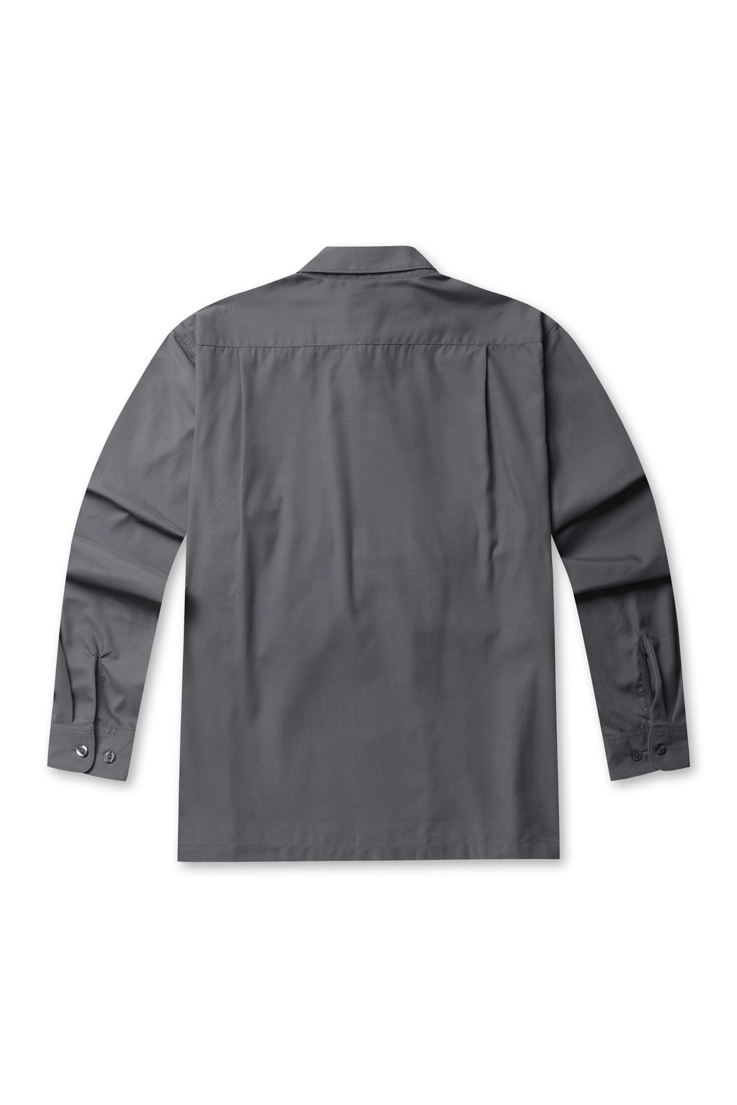 DAIWA PIER39] TECH SPORTS OPEN COLLAR SHIRT L/S - CHARCOAL