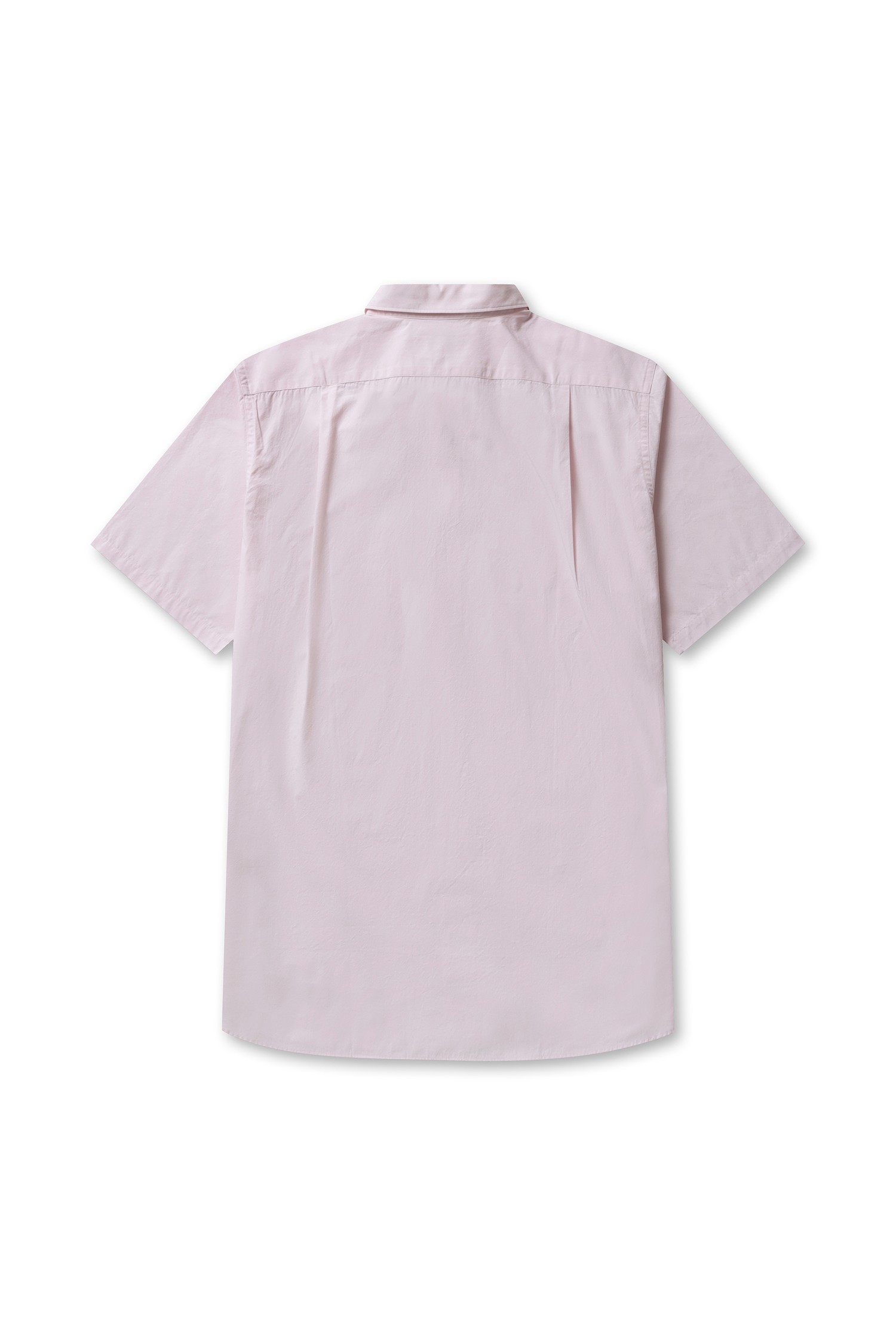 NANAMICA] Regular Collar Wind S/S Shirt - Pink