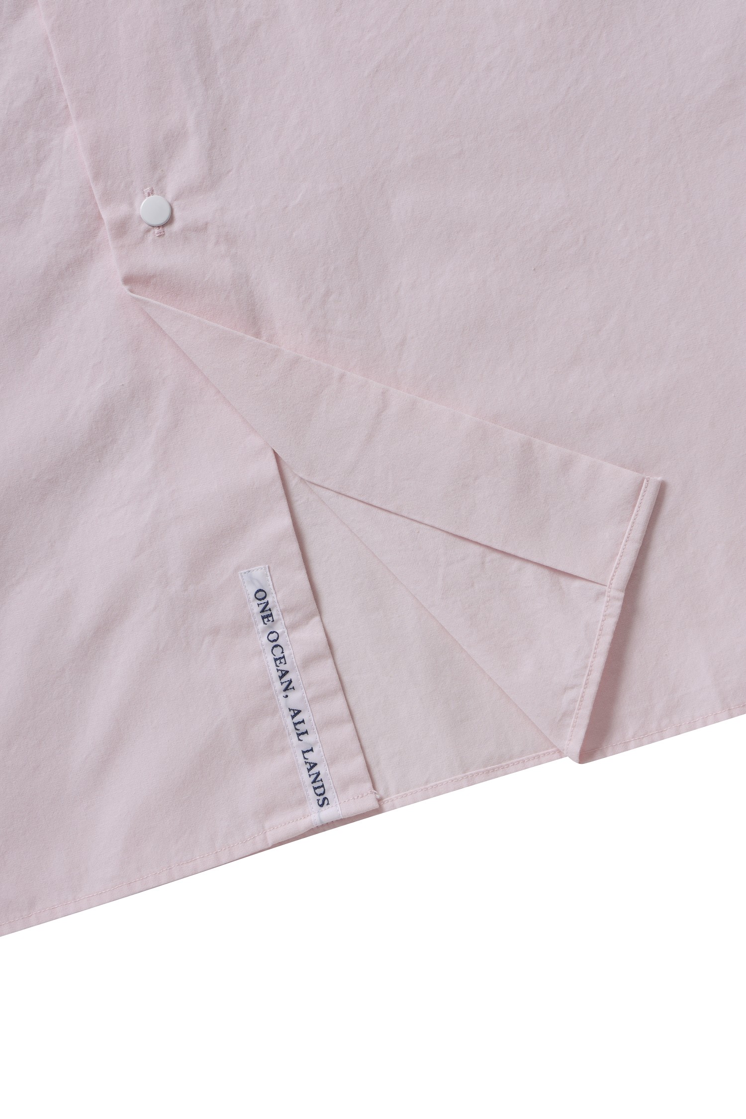 NANAMICA] Regular Collar Wind S/S Shirt - Pink