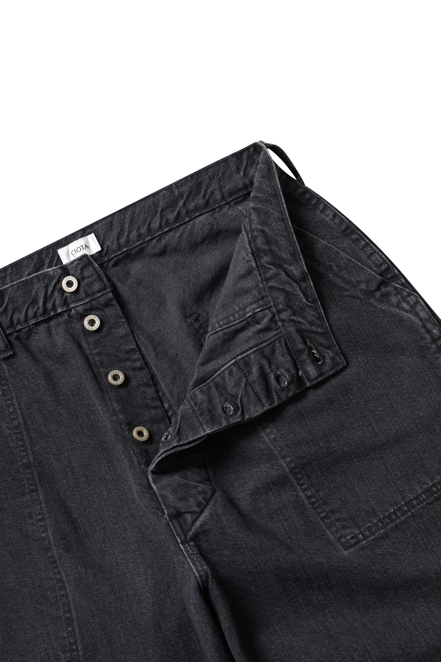 パンツ tenderloin baker pants black denim Denim Baker Pants - Medium Black_CIOTA - 코오롱몰