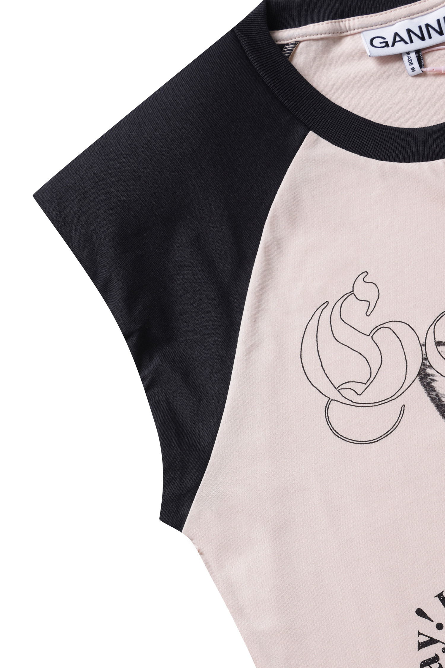 (関税・送料込)Ganni Primrose Pink Basic Jersey Bunny T-shirt Primrose Pink Pink Basic Jersey Bunny T-shirt | GANNI US