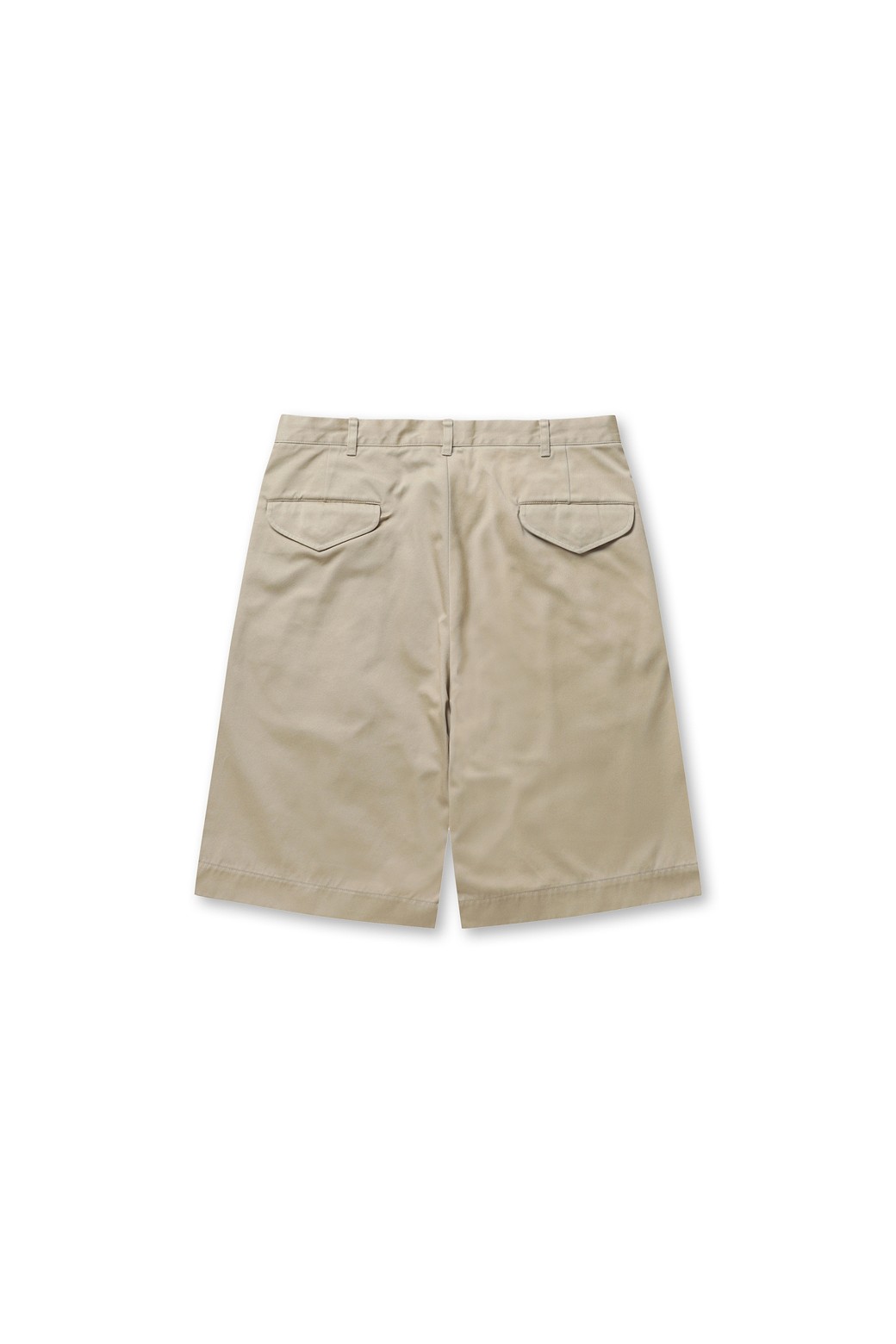 나나미카] DOUBLE PLEATED CHINO SHORTS