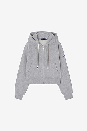 BON BON PETIT HOODIE ZIP UP - MELANGE GREY