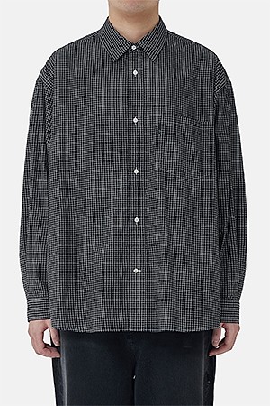 UNIFORM SHIRT - BLACK GRID