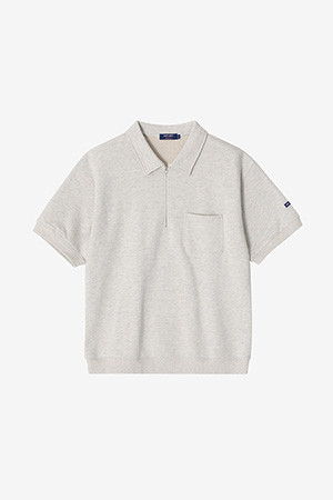 Mens Bon Bon Half Sleeve - Oatmeal