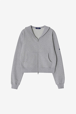 Bon Bon Zip-Up Sailor - Melange Grey