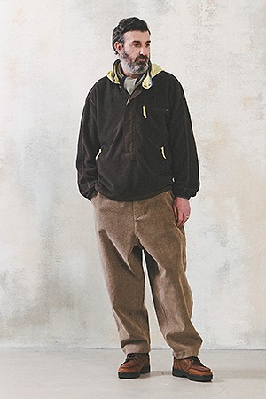 SUMMIT ANORAK PARKA BROWN FLEECE