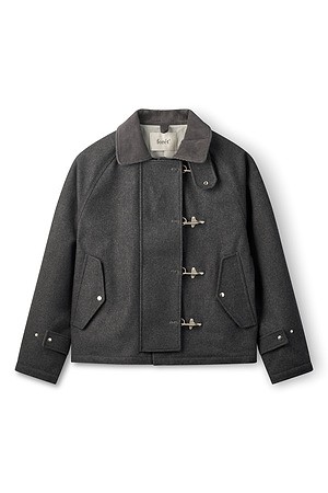 CINDER WOOL JACKET - GREY