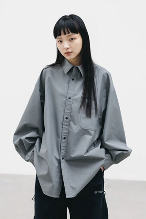 (CLESSTE) GTX CITY UNIFORM L/S SHIRT - GRAY 고어텍스 시티 유니폼 롱슬리브 셔츠