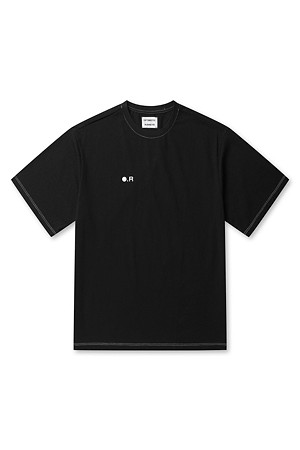 COTTON OR T-SHIRT - BLACK