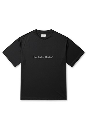 STARTED IN BERLIN T-SHIRT - BLACK