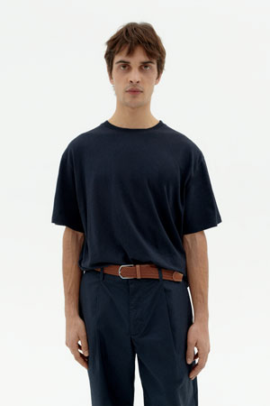 ARRON BASIC TEE - DARK NAVY