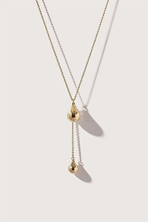 Stilla Lariat Necklace - GOLD