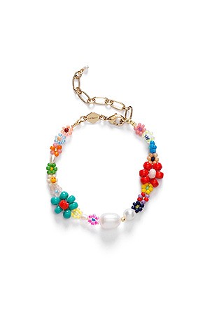 MEXI FLOWER BRACELET - GOLD