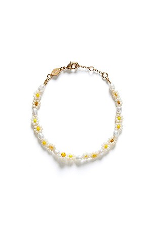 Daisy Flower Bracelet - Gold