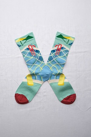 (BONNE MAISON) PISCINE SOCKS - MENTHE