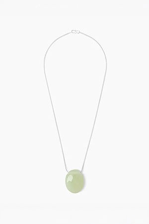 (LIE STUDIO) THE JULIA NECKLACE - GREEN SERPENTINE