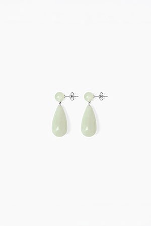 (LIE STUDIO) THE LOLA EARRINGS - GREEN SERPENTINE