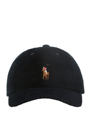 CORDUROY BALL CAP - POLO BLACK