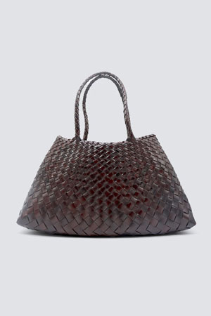 (DRAGON DIFFUSION) SANTA CROCE BIG BAG - DARK BROWN