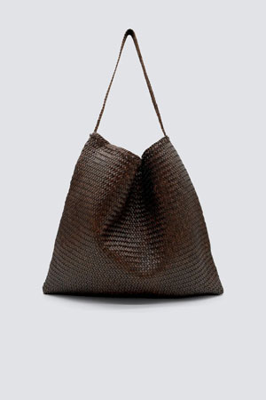 (DRAGON DIFFUSION) ARS TOTE BAG - DARK BROWN