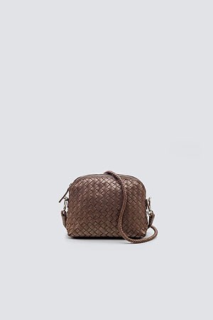 (DRAGON DIFFUSION) CHUNKY FELLINI POCHETTE BAG - DARK BROWN