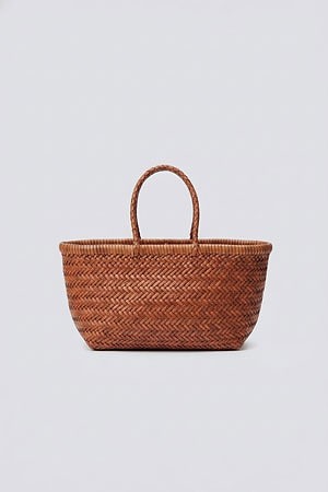 (DRAGON DIFFUSION) BAMBOO TRIPLE JUMP SMALL BAG - TAN