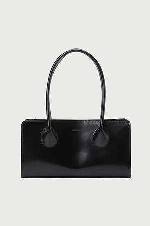 THE LOU BAG - BLACK PATENT LEATHER