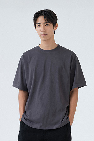 ONE DAY T SHIRT - CHARCOAL