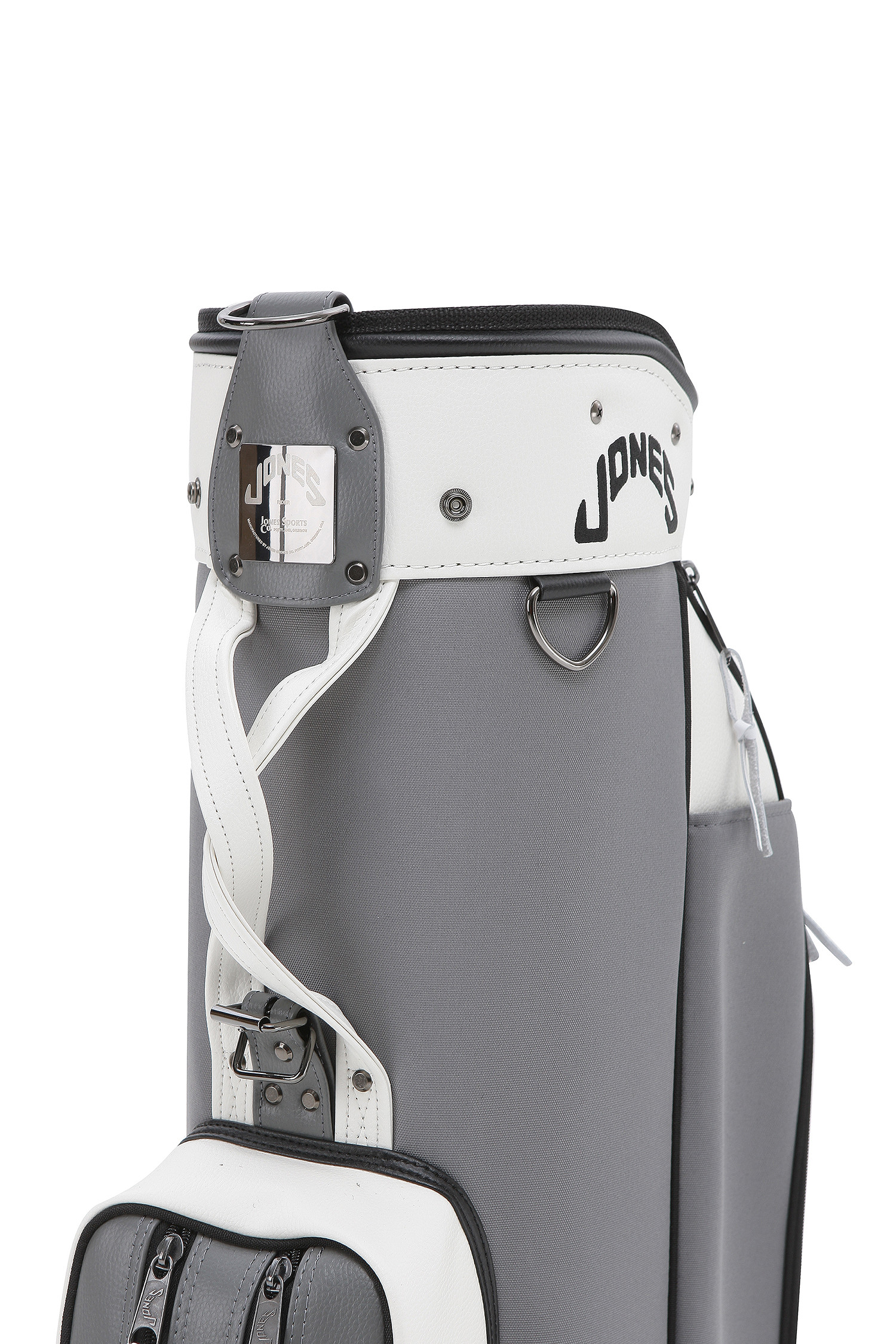 RIDER CHARCOAL WHITE GOLF BAG_Jones