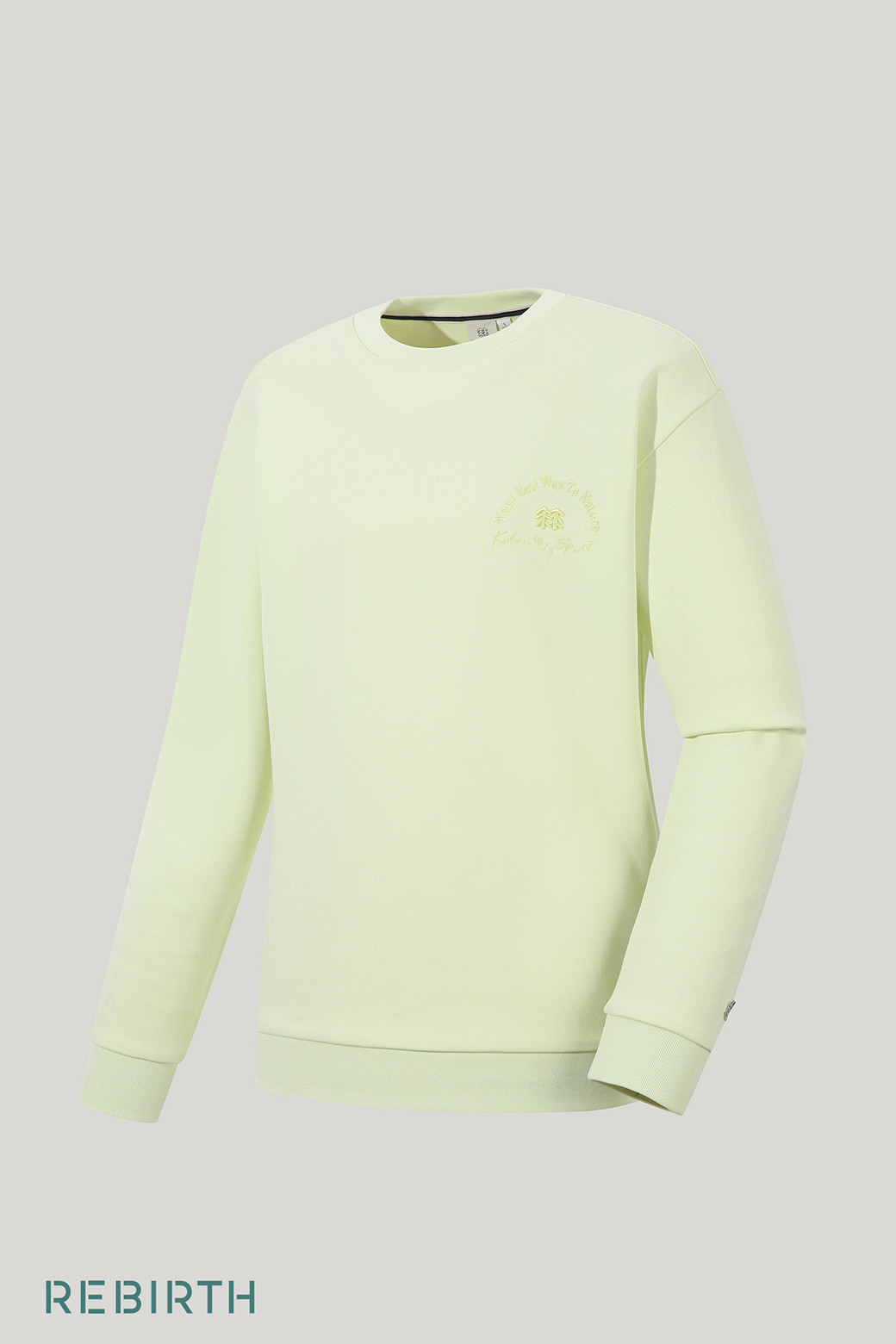 KOLON SPORT - 긴팔티셔츠 - 솟솟리버스_남녀공용 구상나무 그래픽 맨투맨