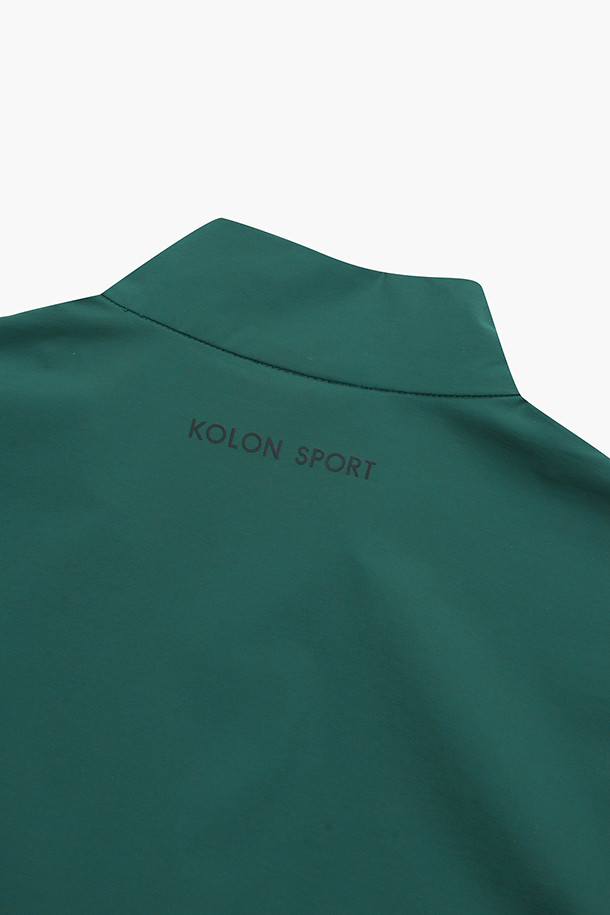 KOLON SPORT - 긴팔티셔츠 - 남성 우븐 집업 티셔츠