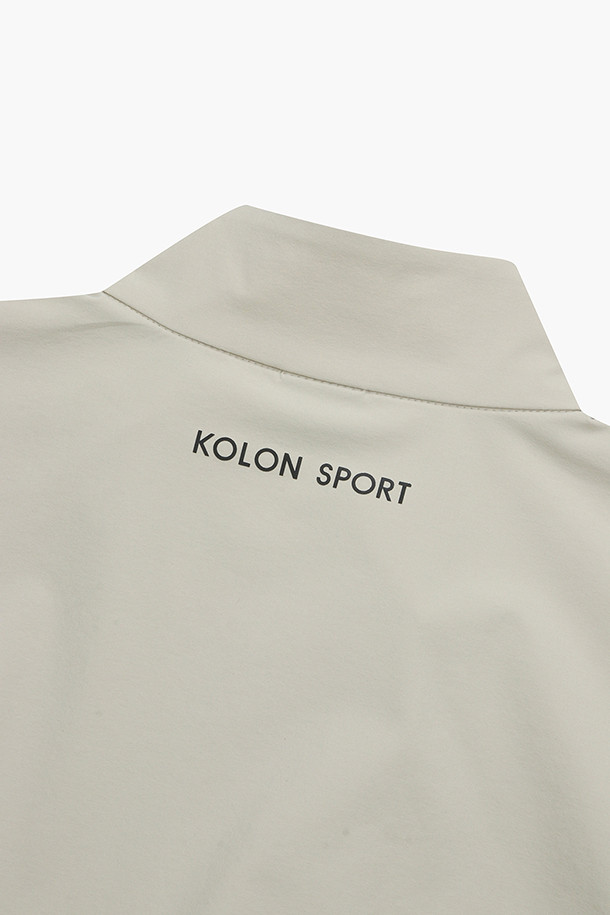 KOLON SPORT - 긴팔티셔츠 - 남성 우븐 집업 티셔츠