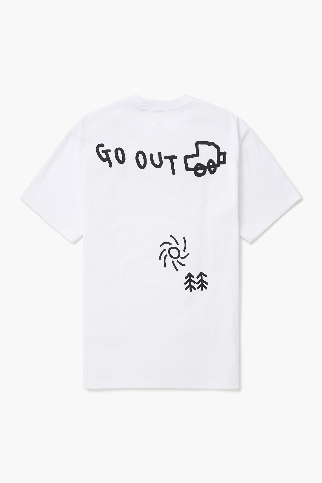 KOLON SPORT - 반팔티셔츠 - 남녀공용 그래픽 티셔츠 (GO OUT)