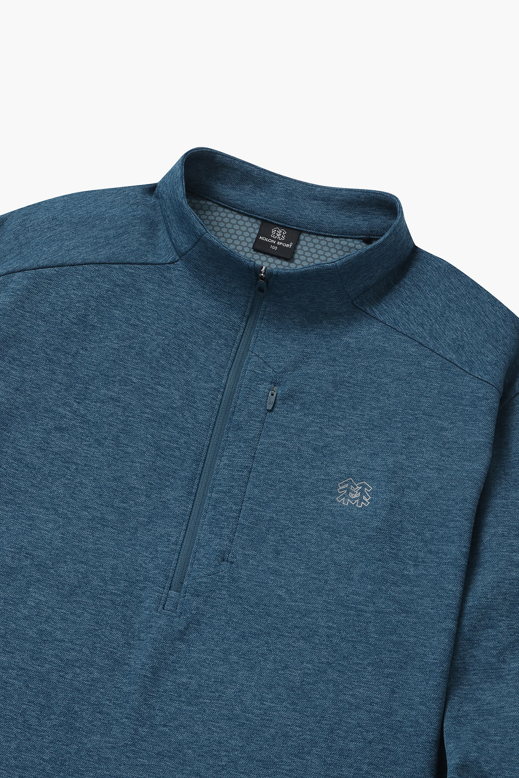 KOLON SPORT - 긴팔티셔츠 - 남성 기본형 집업 티셔츠