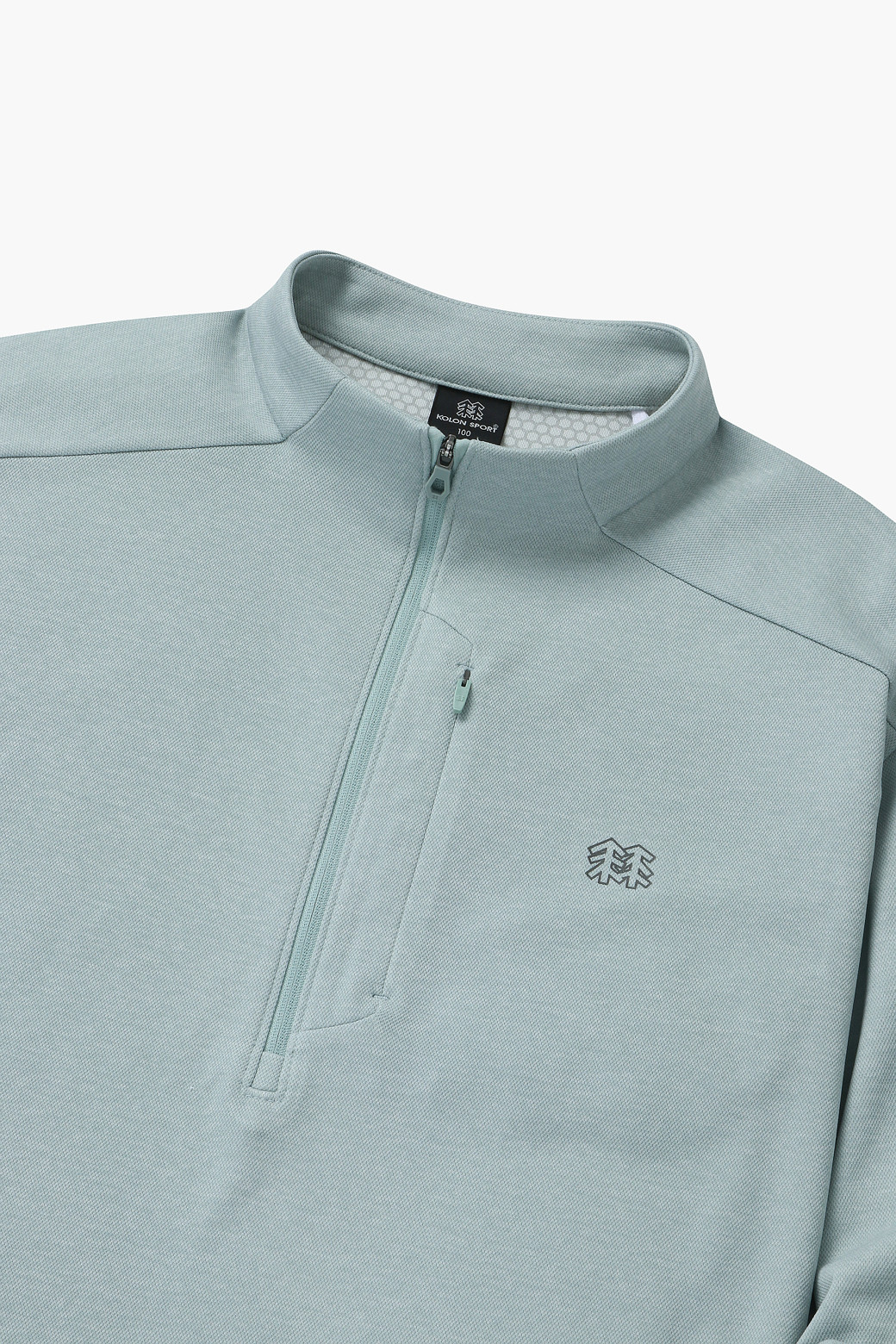 KOLON SPORT - 긴팔티셔츠 - 남성 기본형 집업 티셔츠