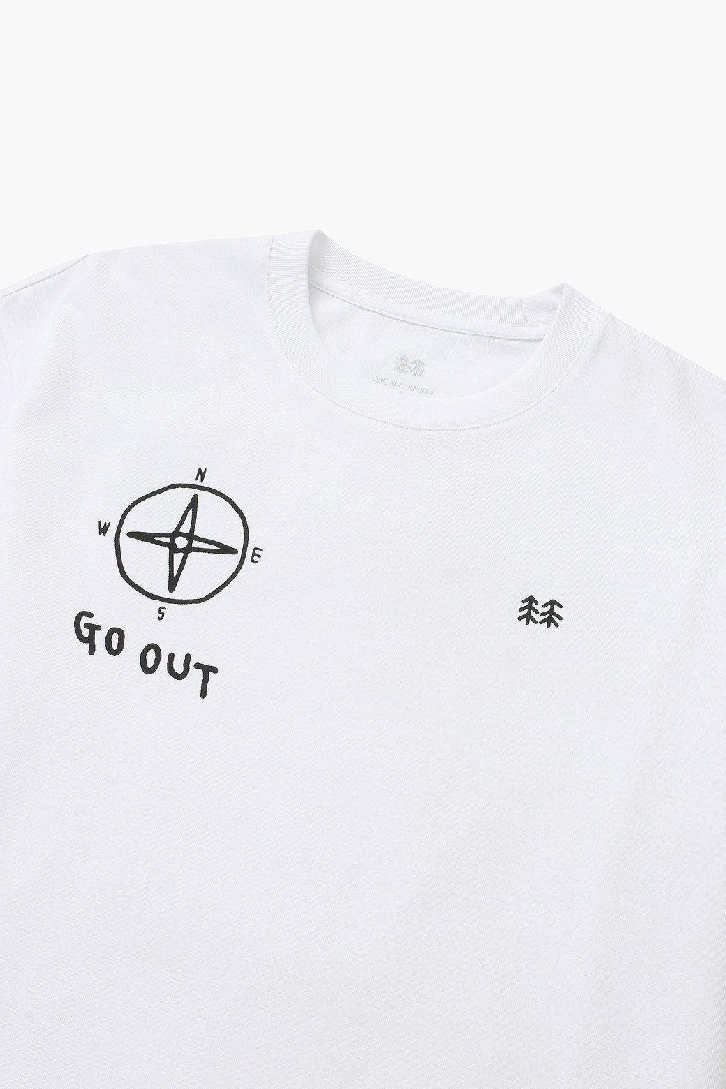 KOLON SPORT - 반팔티셔츠 - 남녀공용 그래픽 티셔츠 (GO OUT)