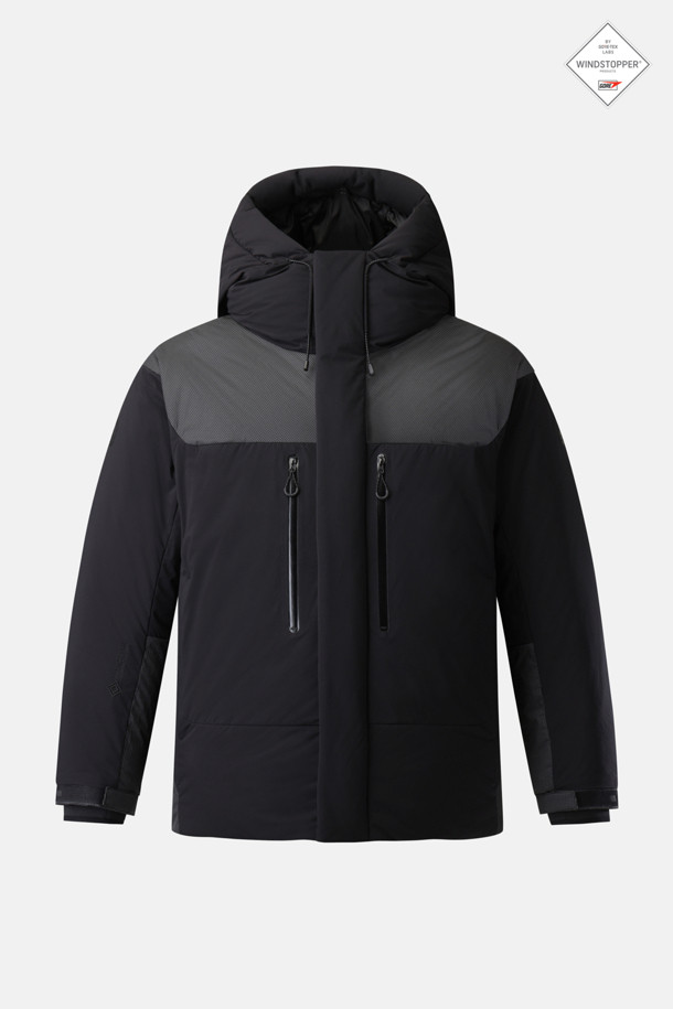 히어로 남녀공용 헤비 빌레이 다운_BLACK-a