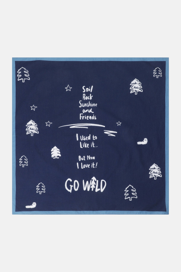 코오롱스포츠-용품 머플러-남녀공용 그래픽 반다나 #GO WILD