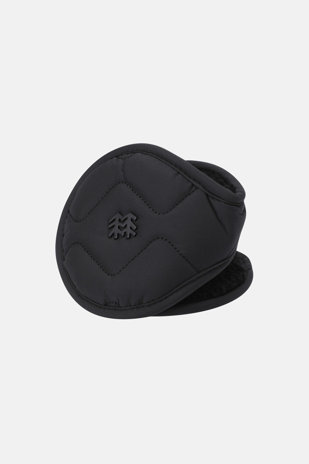 남녀공용 솟솟 퀼팅 이어워머_BLACK-a