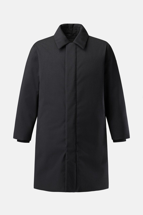 남성 코트형 다운 울 프리미어_GREY-a